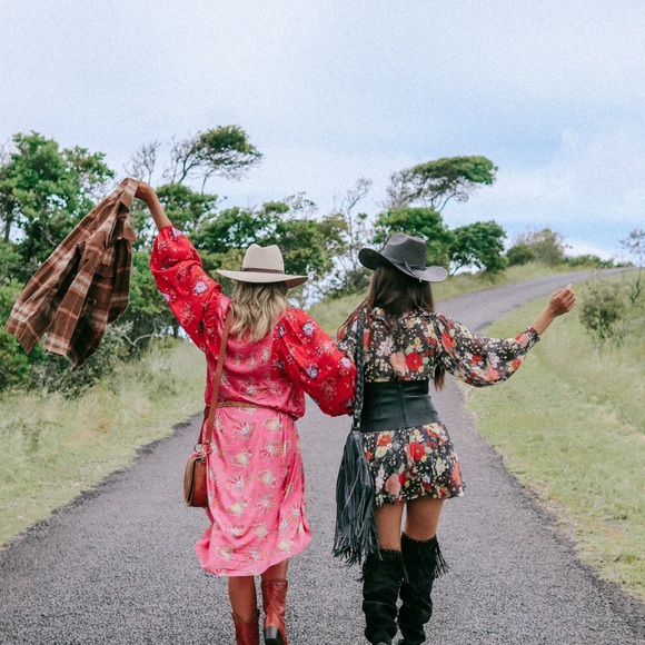 Free People X Spell the Gypsy “Evie” Fringe Boot - Picture 2 of 7